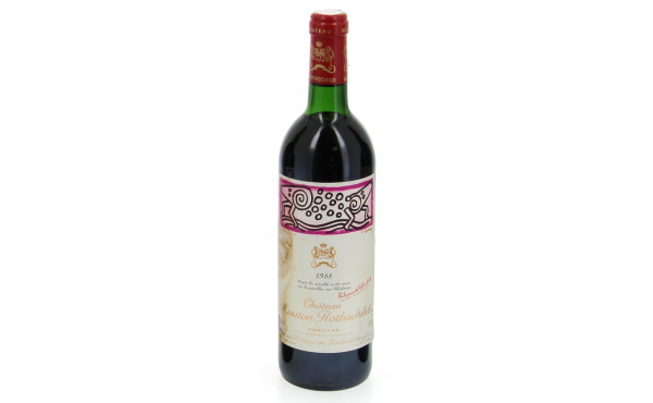 1 B MOUTON ROTHSCHILD 1988 (qqs accrocs 