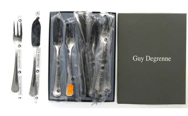 Guy DEGRENNE - 7 couverts à poisson en i