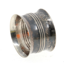 Anneau de serviette en argent, poinçon m