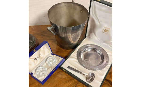 GALLIA - Assiette et cuillère à bouillie