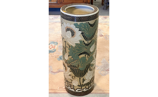 Porte-parapluie en céramique chinoise à 