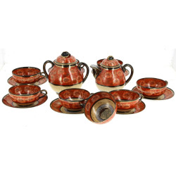 JAPON - Service à thé en porcelaine déco