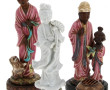 ASIE - Lot de 7 statuettes (en céramique