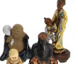 ASIE - Lot de 7 statuettes (en céramique