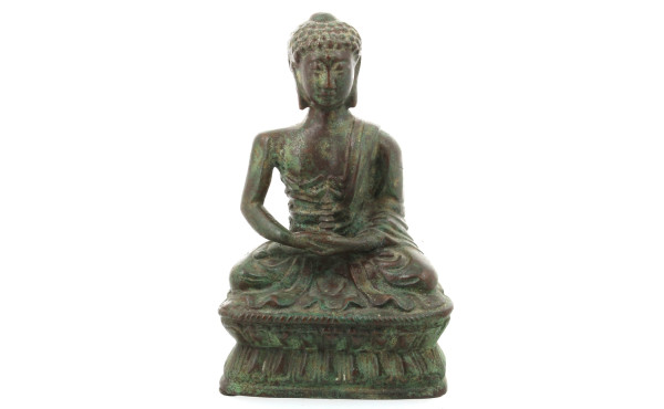 Bouddha assis, sujet décoratif en bronze