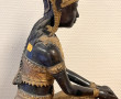"L'offrande" bronze, Thaïlande Xxe, H. 4