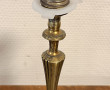2 petits pieds de lampe en bronze H. 22 