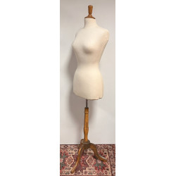 Mannequin sur pied tripode en bois (état