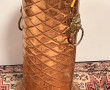 Porte-parapluie en cuivre H. 46 cm (qqs 