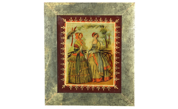 "Elégantes du XIXème en balade", procédé