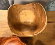 3 coupes en bois tourné dont 2 en olivie