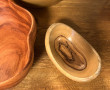 3 coupes en bois tourné dont 2 en olivie