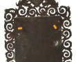 Miroir en bronze à décor de rinceaux et 