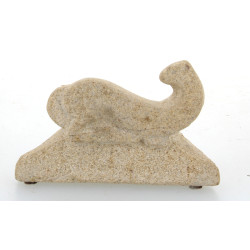 Hermine en granit L. 25 cm