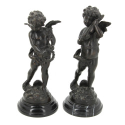 L. - F. MOREAU (XIXè-Xxè) - "Angelot au 