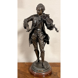 "Mozart" sujet en régule d'arpès Bruchon