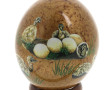 Oeuf d'autruche à décor peint d'autruche
