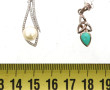 Lot de 2 pendentifs couleur turquoise po