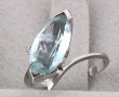 Bague en or gris 18 cts, poinçon tête d'