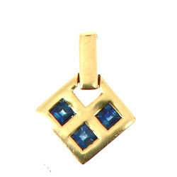 Pendentif en or jaune 18 cts, poinçon tê