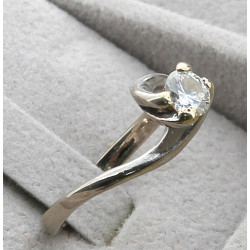 Bague solitaire diamant 0,50 ct, monture