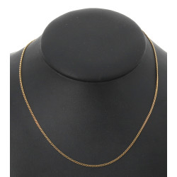 Chaîne en or jaune 18 cts, poinçon tête 