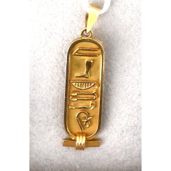 Pendentif en forme de cartouche égyptien