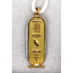 Pendentif en forme de cartouche égyptien