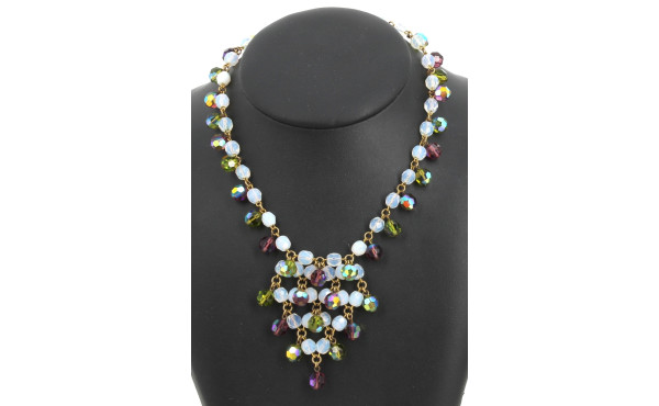 VENISE - Collier draperie vintage en per