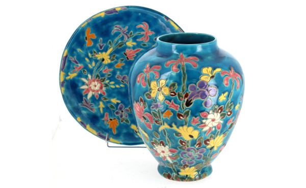 Alain MAUNIER à VALLAURIS - Vase et coup