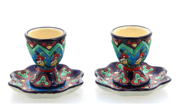 LONGWY - Paire de coquetiers sur petits 