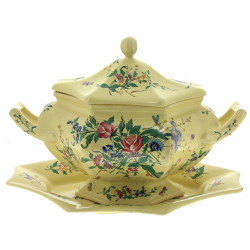 Henri DELCOURT à DESVRES - Belle soupièr