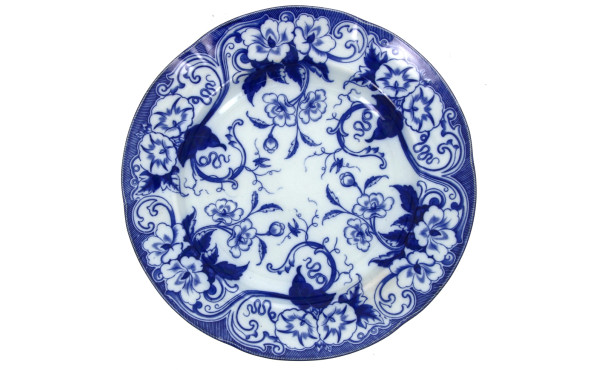 CREIL & MONTEREAU - "Flora" - Plat rond 