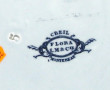 CREIL & MONTEREAU - "Flora" - Plat rond 