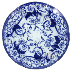 CREIL & MONTEREAU - "Flora" - Plat rond 