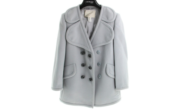 MARC JACOBS - Veste bleu ciel laine et s