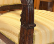 Fauteuil style Restauration en acajou, t