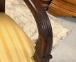 Fauteuil style Restauration en acajou, t