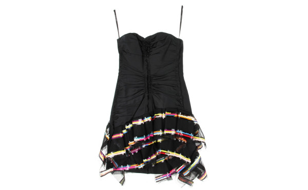 MARC JACOBS - Robe bustier noire avec se
