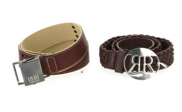 CERRUTI - Lot de 2 ceintures femmme en c