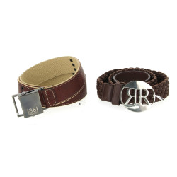 CERRUTI - Lot de 2 ceintures femmme en c