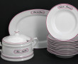 Eléments de service de table en porcelai
