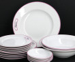 Eléments de service de table en porcelai