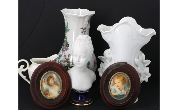 THARAUD à Limoges - "Buste de Louise Br