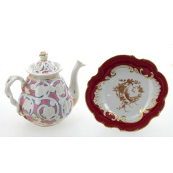 Verseuse en porcelaine de Paris XIXe mot