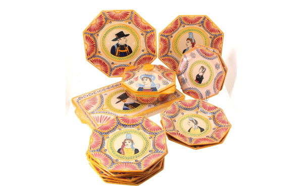 Henriot Quimper - Décor de marguerites e