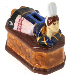 HENRIOT Quimper - Tire-lire en faïence p