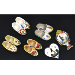 Henriot et HB QUIMPER - 4 paires de sabo