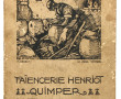 Ancien catalogue de la Faïencerie HENRIO