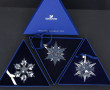 SWAROVSKI - 3 décorations de NOEL en BO